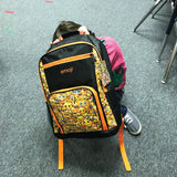 Emoji Bulletproof Backpack, ORANGE