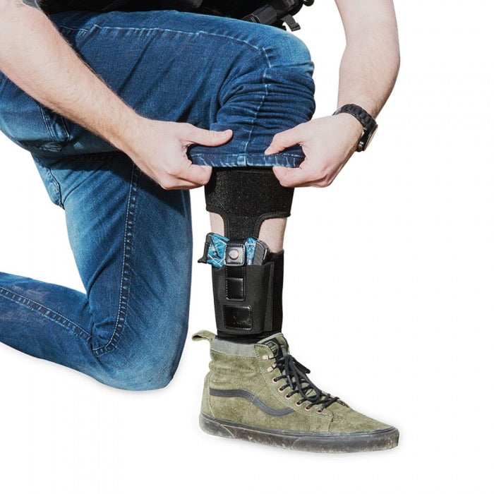 Teknon Concealed Carry Ankle Holster w/Calf Strap