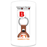 Guardian TND Smart Safety Keychain - Brown Leatherette