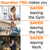 Guardian TND Smart Safety Keychain - Pink Leatherette