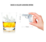 Handgun Mold Ice Cube Maker Briefcase Tray