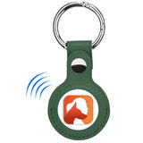 Guardian TND Smart Safety Keychain - Dark Green Leatherette