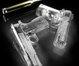 Handgun Mold Ice Cube Maker Briefcase Tray