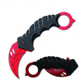 Elitedge Karambit Red Spider Web