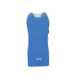 Runt Blue Stun Gun with a flashlight and wrist strap disable pin