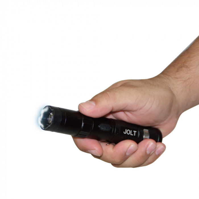 2.5 million volt rechargeable flashlight stun gun JOLT Police 55,000,000 Volt Stun Flashlight - Flashlight Stun Gun