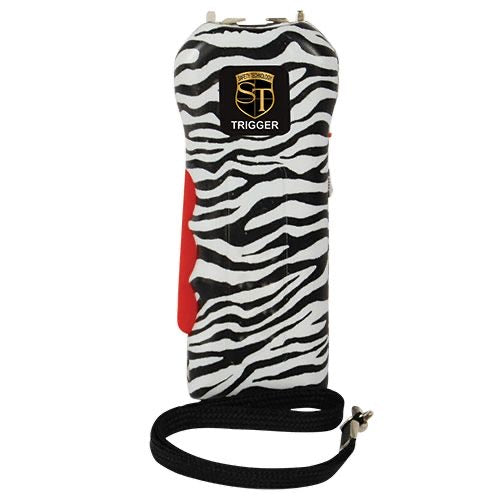 Trigger 75,000,000 Zebra Stun Gun Flashlight With Disable Pin