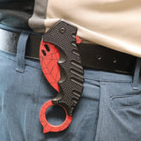 Elitedge Karambit Red Spider Web