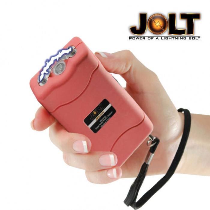 JOLT 56,000,000 Volt Pink Mini Stun Gun