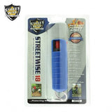 Pepper Spray: Streetwise 18 - Lab Certified Streetwise 18 Pepper Spray 1/2 Oz In Blue Hard Case