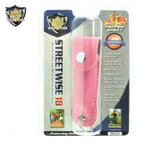Pepper Spray: Streetwise 18 - Lab Certified Streetwise 18 Pepper Spray 1/2 Oz In Soft Pink Case