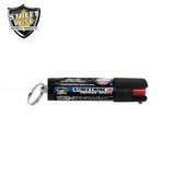 Pepper Spray: Streetwise 18 - Lab Certified Streetwise 18 Pepper Spray 1/2 Oz Safety Lock Key Ring