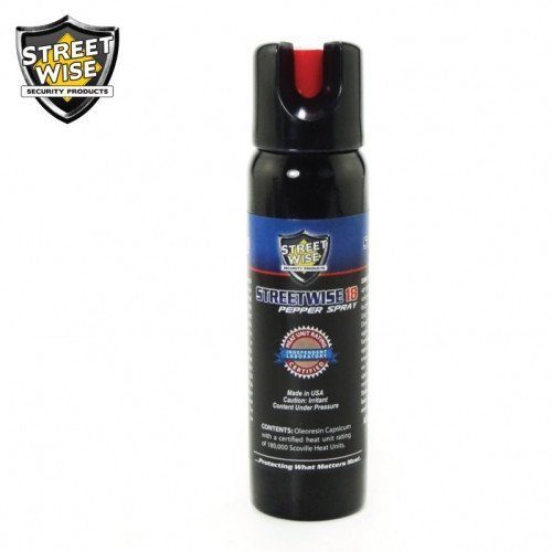 Pepper Spray: Streetwise 18 - Lab Certified Streetwise 18 Pepper Spray 4 Oz Twist Lock