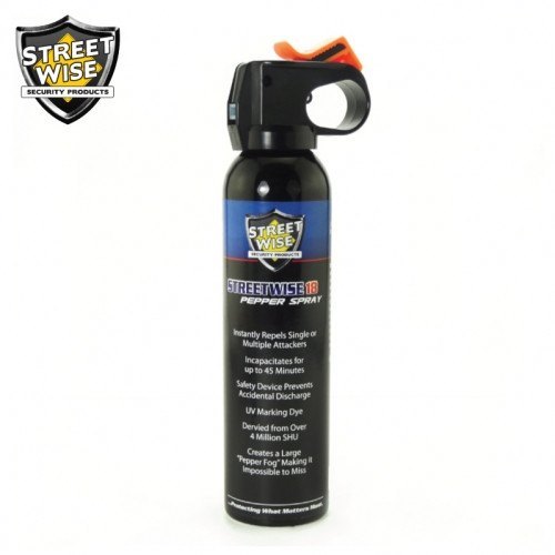 Pepper Spray: Streetwise 18 - Lab Certified Streetwise 18 Pepper Spray 9 Oz Fire Master