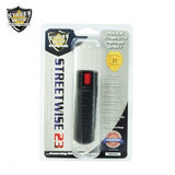 Pepper Spray: Streetwise 23 - Police Strength Streetwise 23 Pepper Spray 1/2 Oz In Black Hard Case