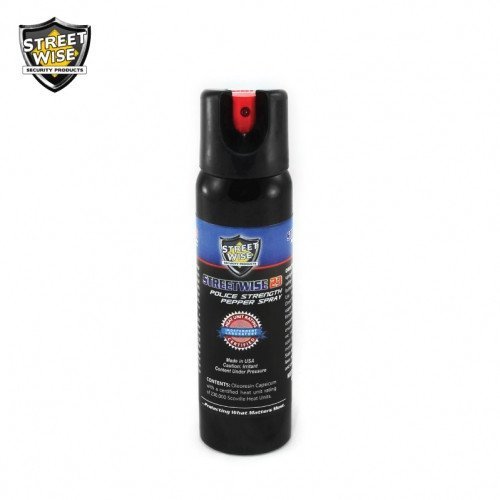 Police Strength Streetwise 23 Pepper Spray 4 oz Twist Lock