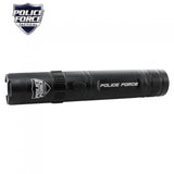 Rechargeable Flashlight Stun Gun - Police Force 9,200,000 Volt Black Tactical Stun Flashlight