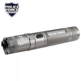 Rechargeable Flashlight Stun Gun - Police Force 9,200,000 Volt Gun Metal Tactical Stun Flashlight