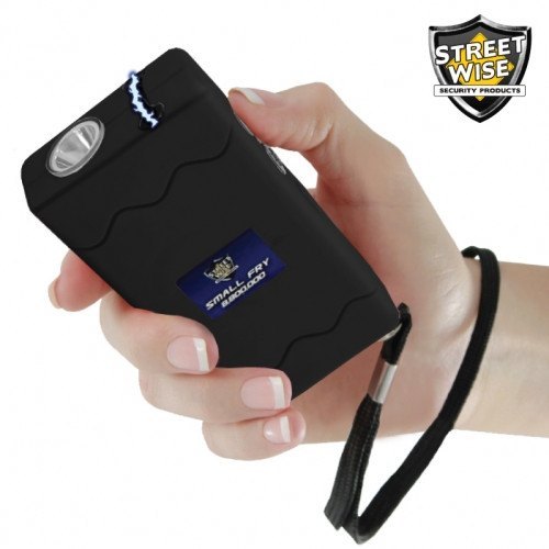 Small Fry 8,800,000 Volt Black Stun Gun Flashlight