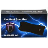Stun Guns - Runt 20,000,000 Volt Rechargeable Stun Flashlight In Black