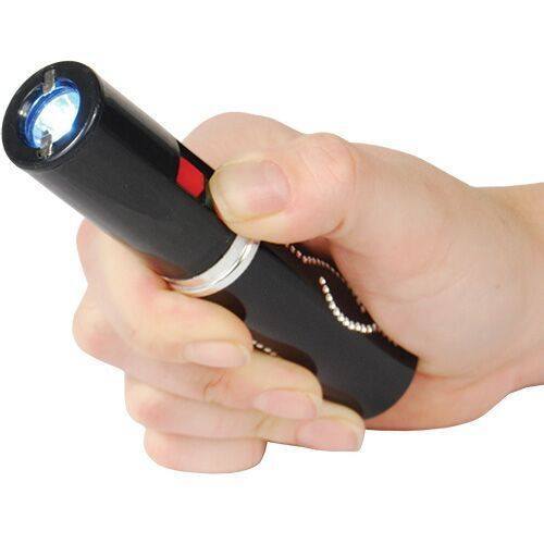 Stun Master 3,000,000 Volt Rechargeable Lipstick Stun Gun in Black