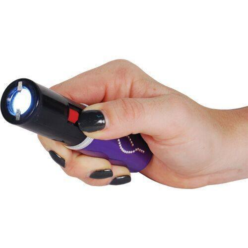 Stun Master 3,000,000 Volt Rechargeable Lipstick Stun Gun in Purple