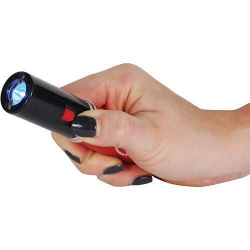 Stun Master 3,000,000 Volt Rechargeable Lipstick Stun Gun in Red